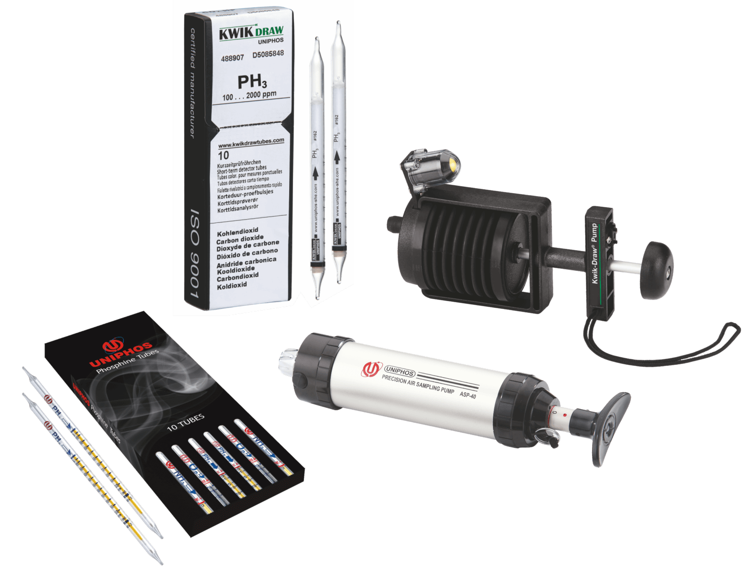 PH3 Gas Detector Tubes Uniphos Safety & Environmental Monitoring Solutions